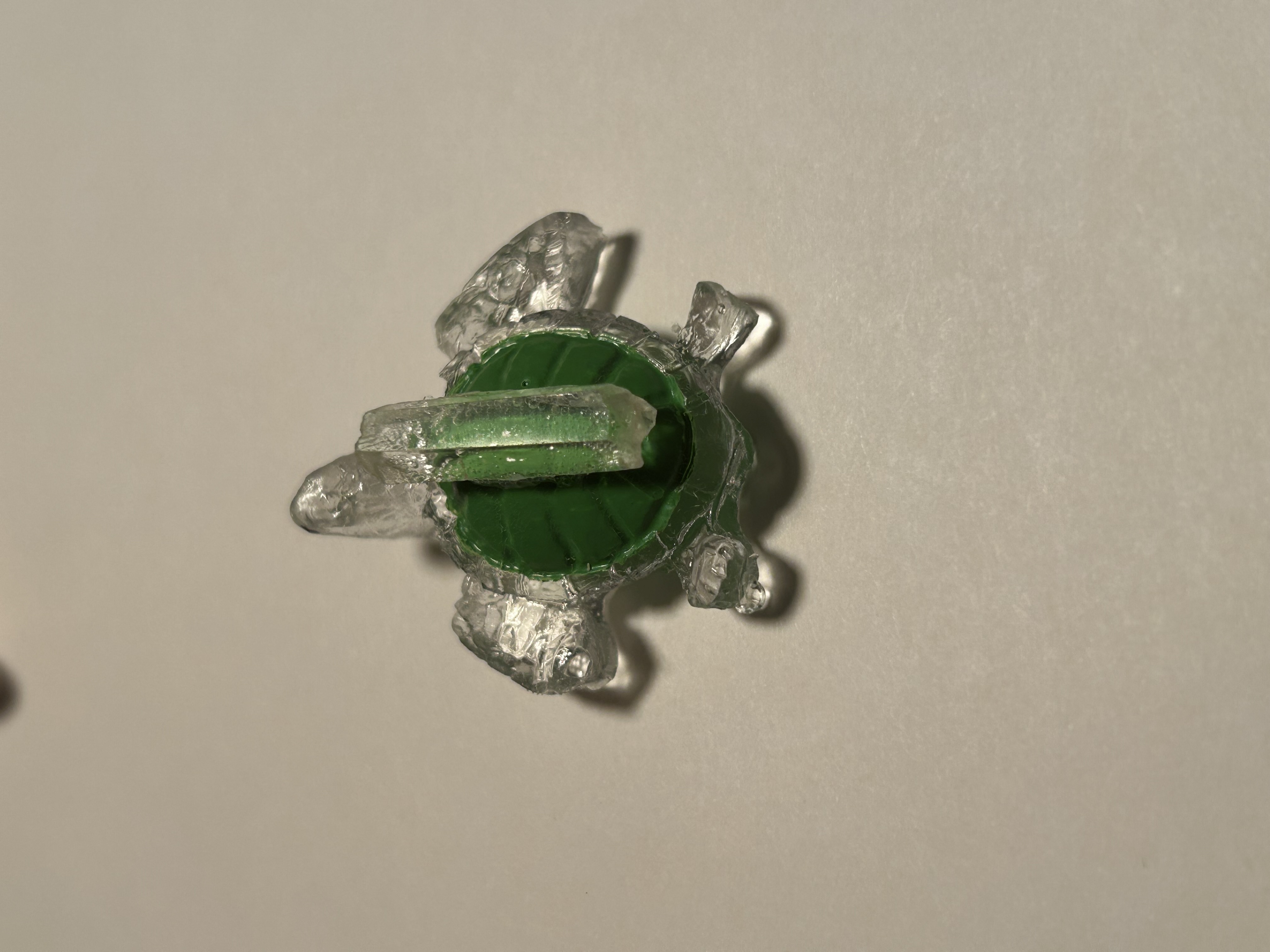 💚 Green Crystal Point Resin Turtle – Wholesale image 2