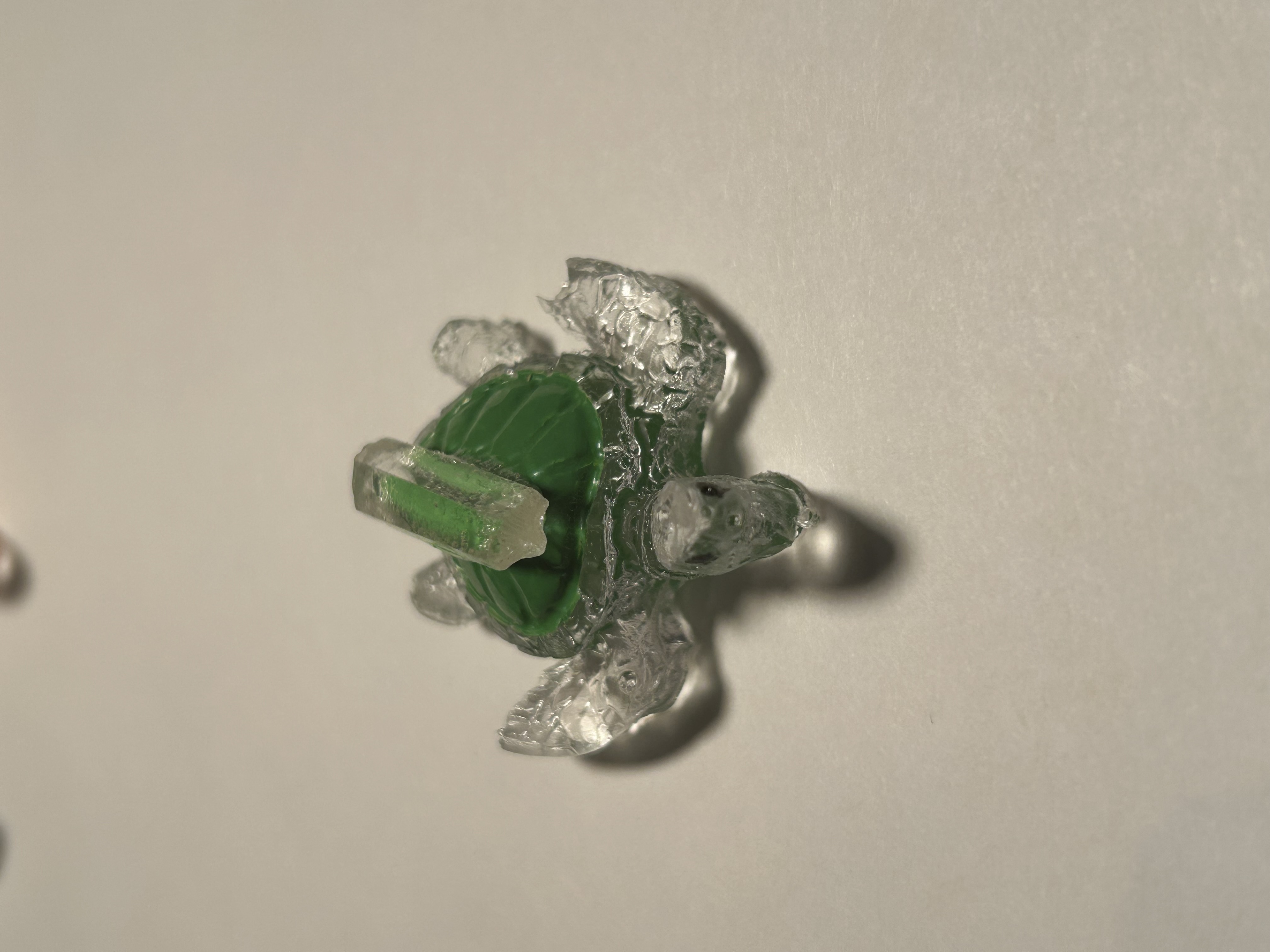 💚 Green Crystal Point Resin Turtle – Wholesale image 4
