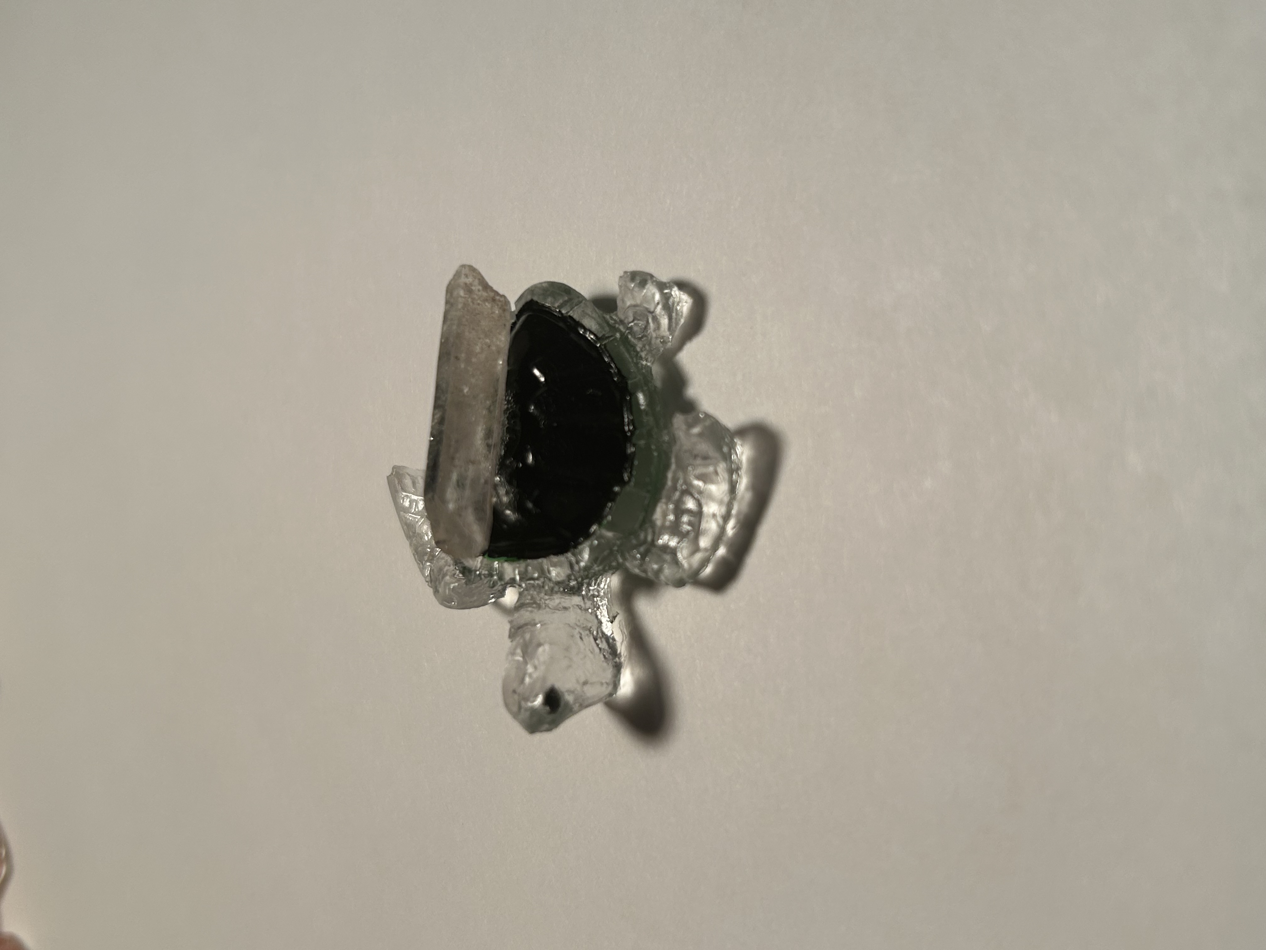 Black Crystal Point Resin Turtle – Wholesale image 3