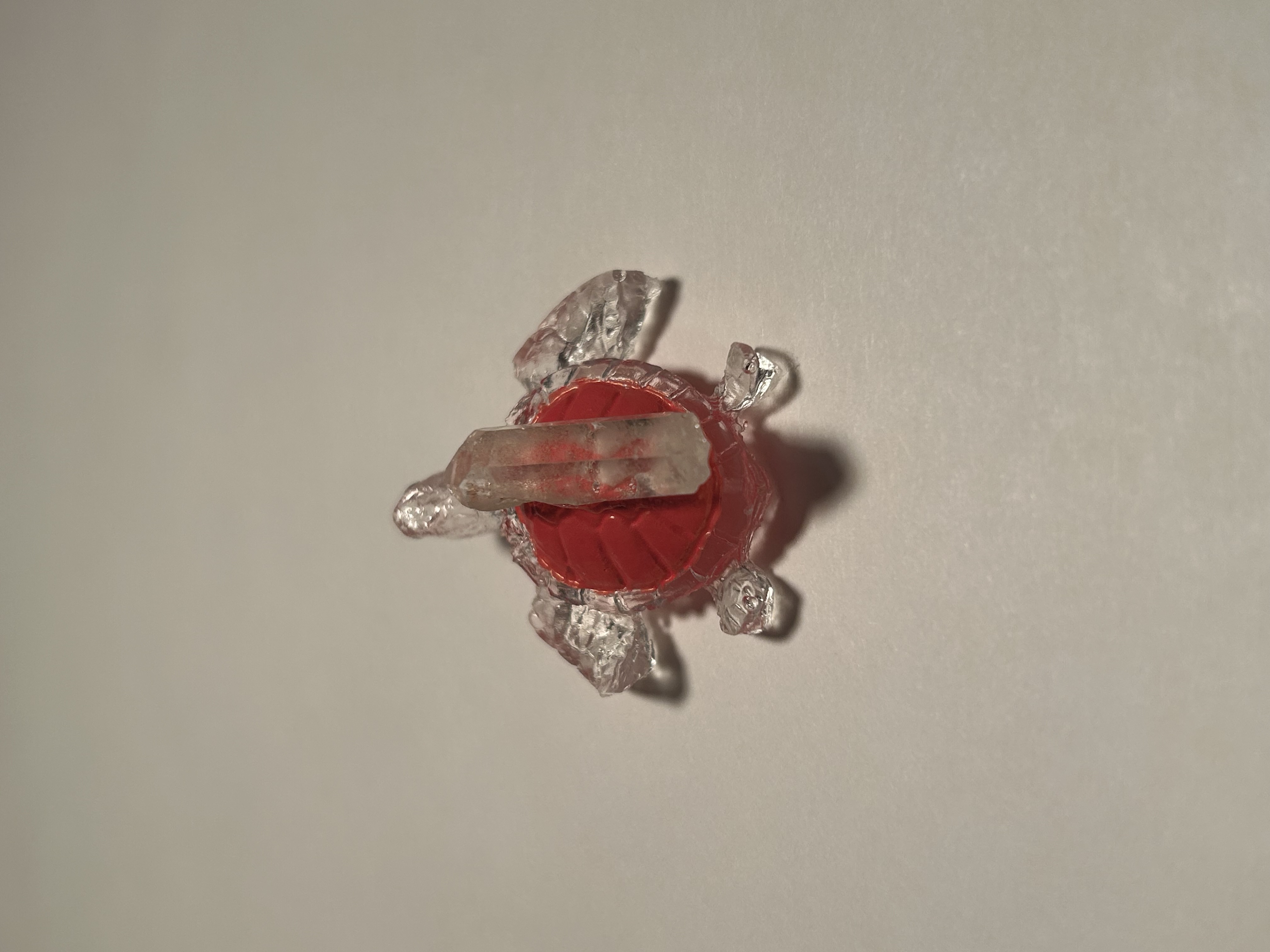 ❤️ Red Crystal Point Resin Turtle – Wholesale image 2
