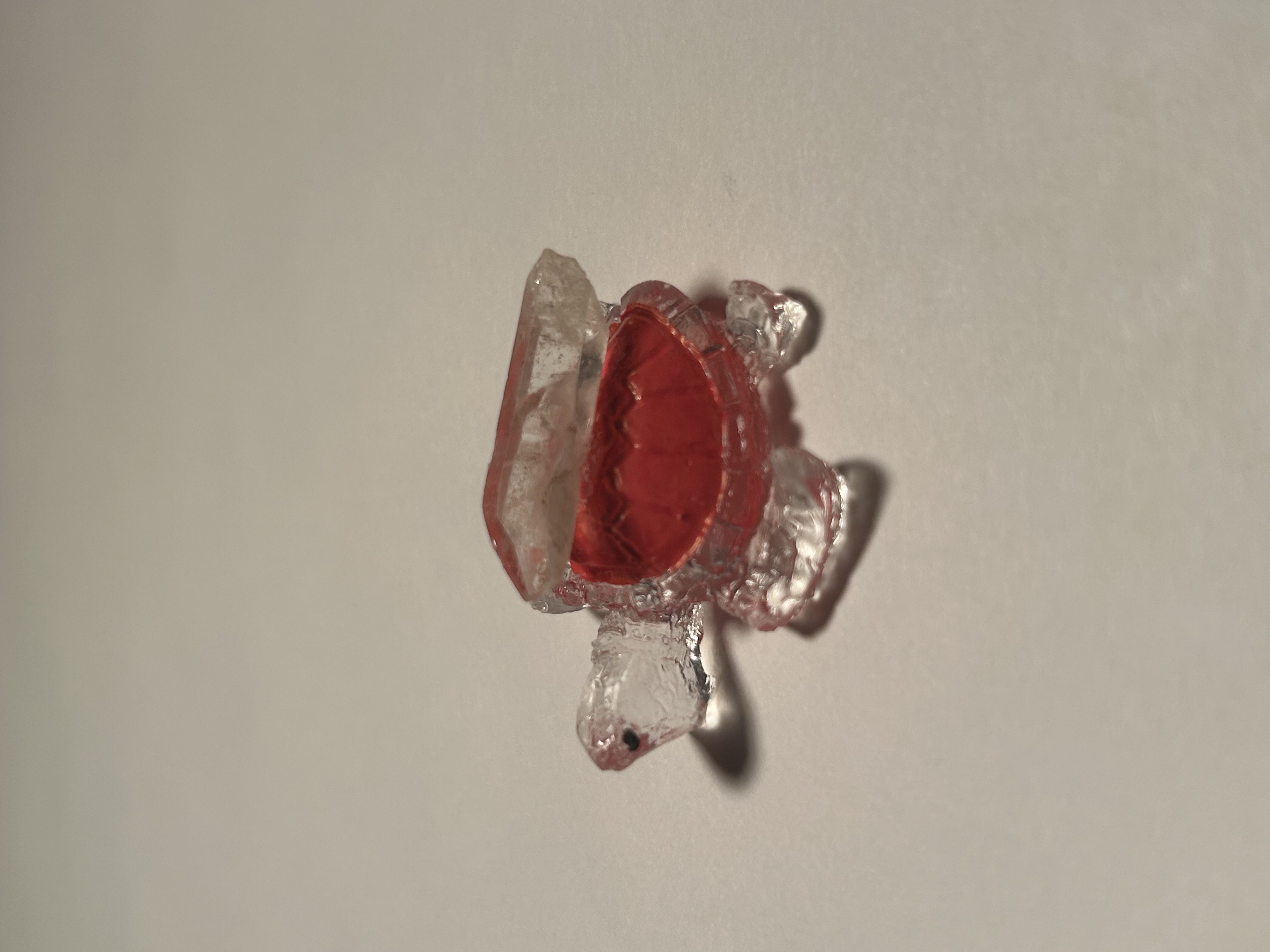 ❤️ Red Crystal Point Resin Turtle – Wholesale image 3