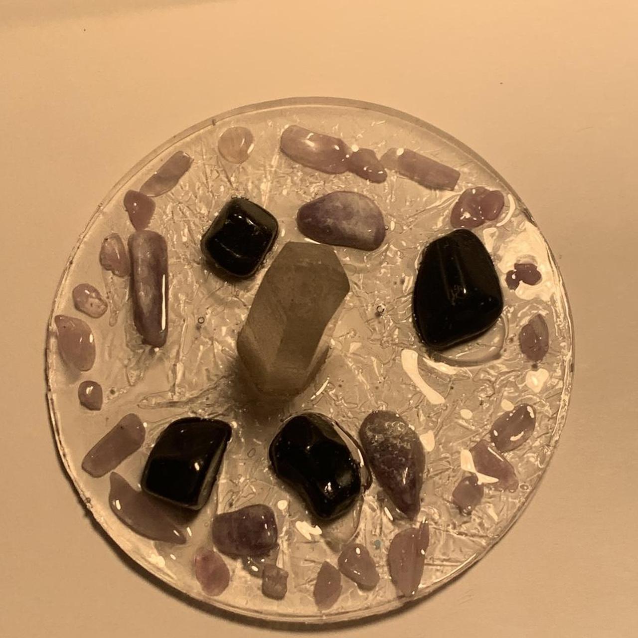 Lepidolite, Obsidian & Amethyst Personal Crystal Altar