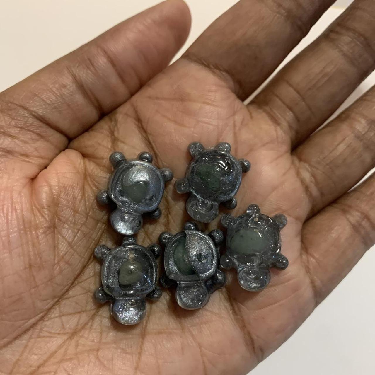Mini Aventurine Crystal Turtle 🐢💚 image 2