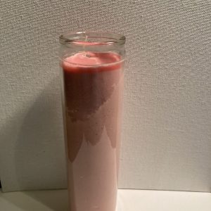 Pink 7oz worship candle