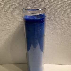 Blue 7oz candle