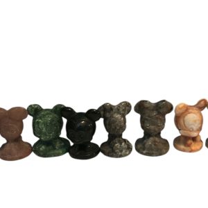 Mickey Mouse and Winnie mouse stone decor and necklace pendan- 1pc